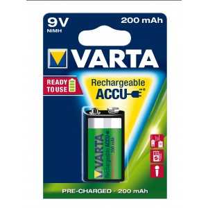BLISTER X 1 ACCUS VARTA 9V 200MAH