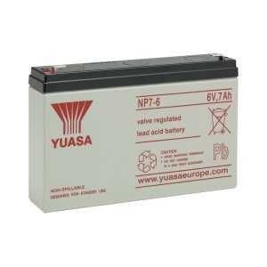 BATTERIE YUASA 6V 7AH/C20