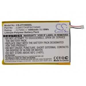 Batterie Zte Li3817T43P3h724940