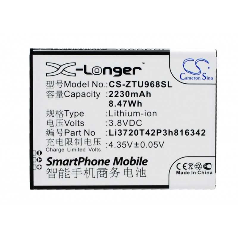 Batterie Zte Li3720T42P3h816342
