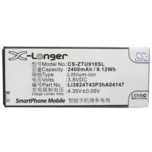 Batterie Zte Li3824T43P3hA04147