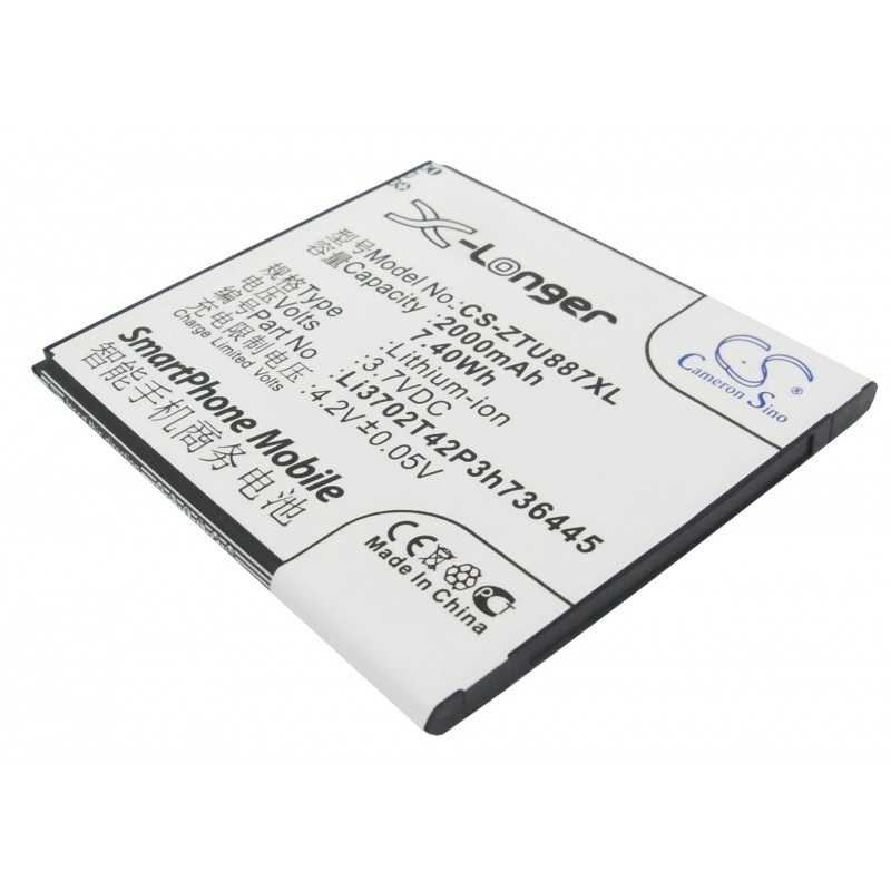 Batterie Zte Li3702T42P3h736445