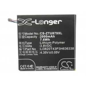 Batterie Zte Li3820T43P3H636338