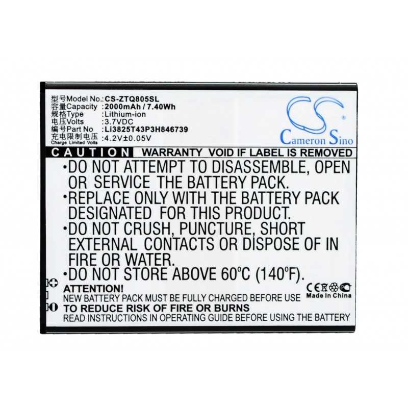 Batterie Zte Li3825T43P3h846739