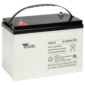 BATTERIE YUASA YUCEL 6V...