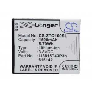 Batterie Zte Li3815T43P3h615142