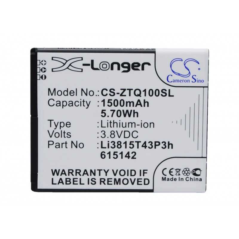 Batterie Zte Li3815T43P3h615142