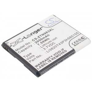 Batterie Zte Li3820T42P3h585155