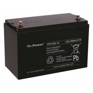 BATTERIE YUASA CYCLIQUE 12V...