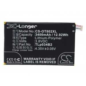 Batterie Alcatel TLp034B2