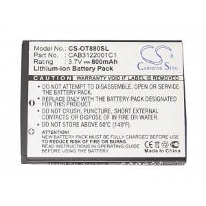 Batterie Alcatel CAB3122001C1