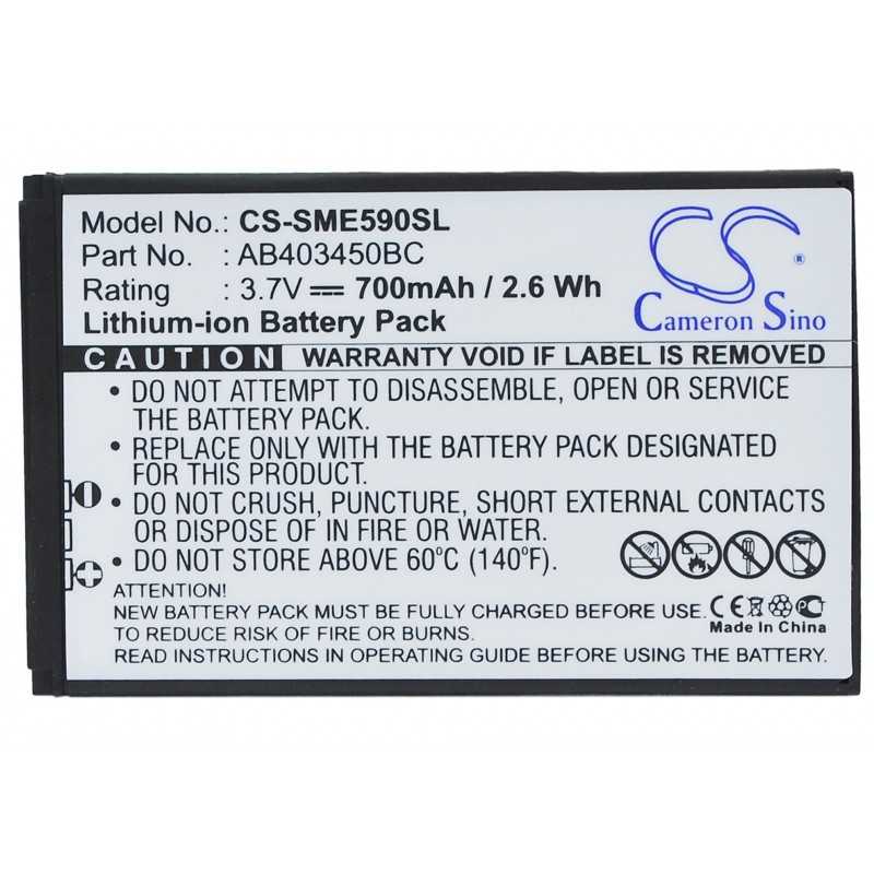 Аккумулятор samsung ab403450be