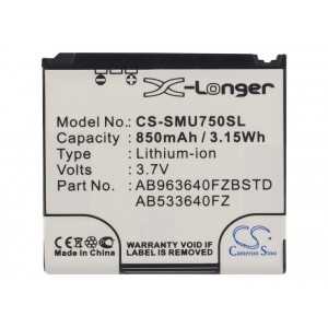 Batterie Samsung AB533640FZ