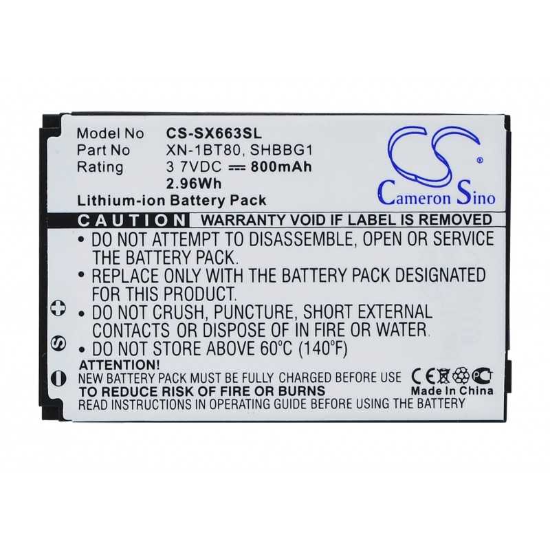 Batterie Sharp XN-1BT80