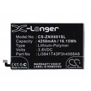 Batterie Zte Li3841T43P3h4068A8