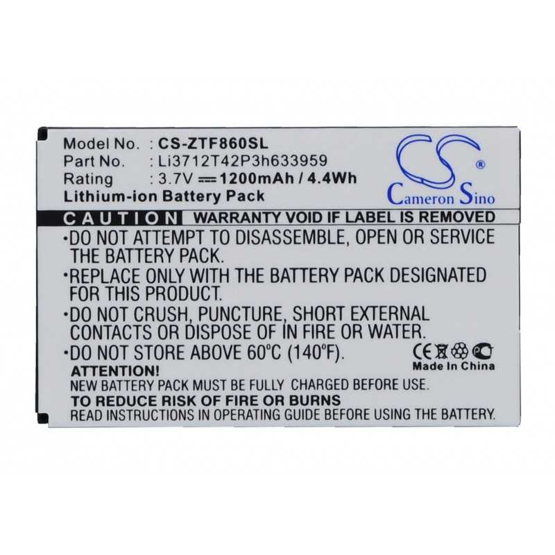 Batterie Zte Li3712T42P3h633959