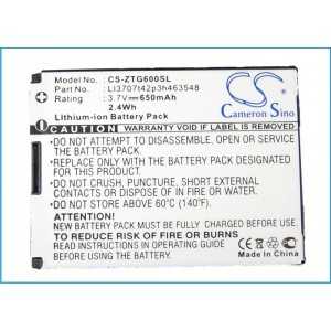Batterie Zte LI3707T42P3h463548