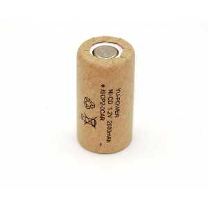 ACCUMULATEUR YUASA NICD 1.2 V 2.0 AH HAUTE PERFORMANCE