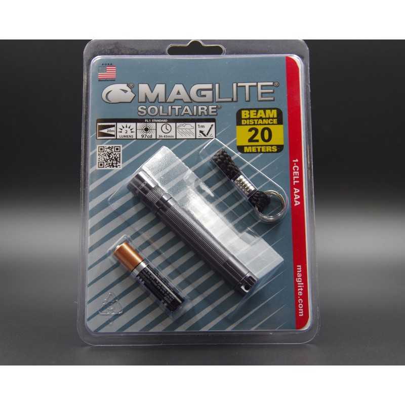 MAGLITE SOLITAIRE GRISE BLISTER