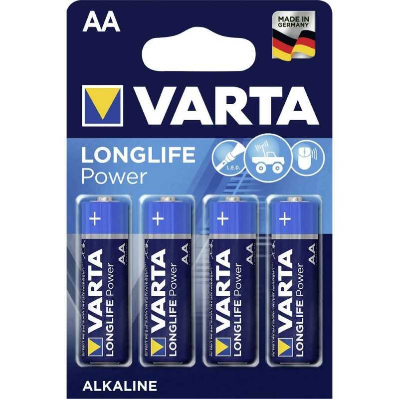 BLISTER X 4 PILES VARTA LONGLIFE POWER AA / LR06