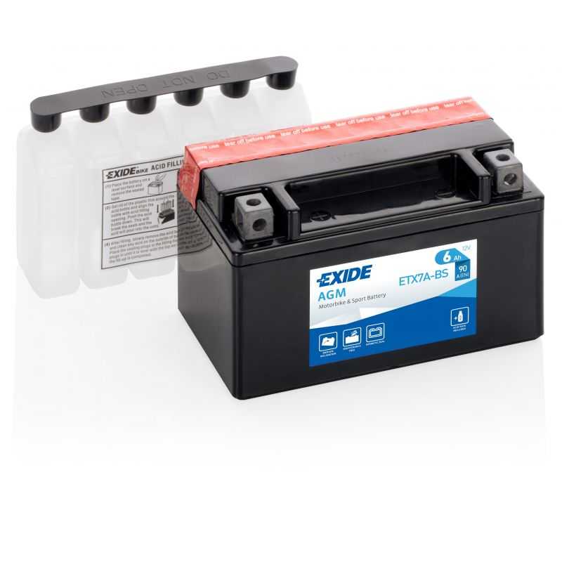 BATTERIE AGM ETX7A-BS/ YTX7A-BS