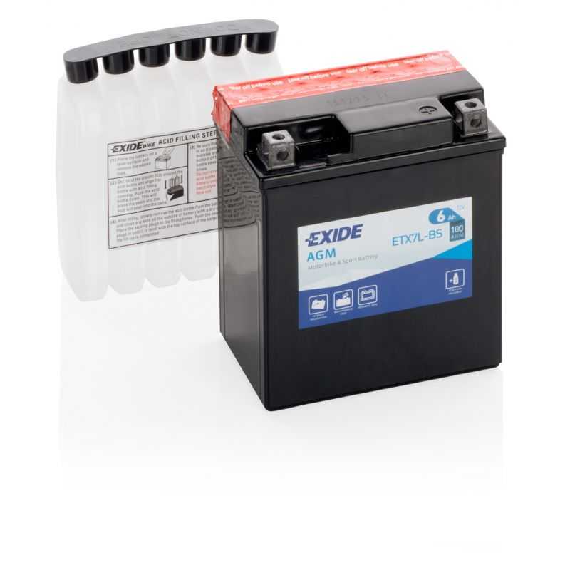 BATTERIE AGM ETX7L-BS/ YTX7L-BS