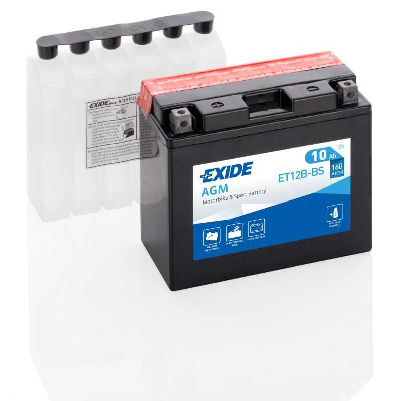 BATTERIE AGM ET12B-BS/YT12B-BS