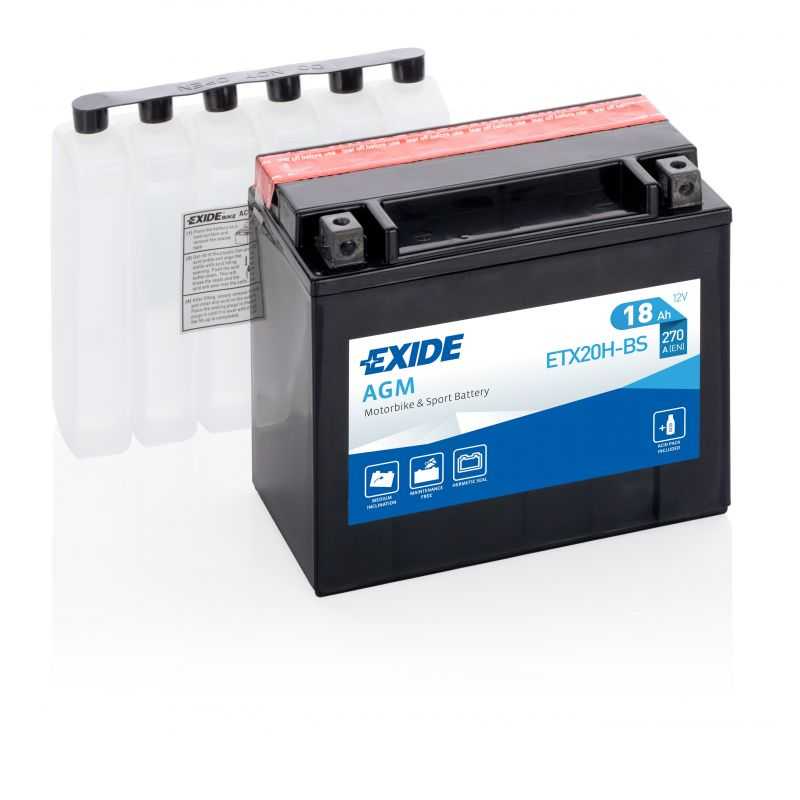 BATTERIE AGM  ETX20H-BS/YTX20H-BS