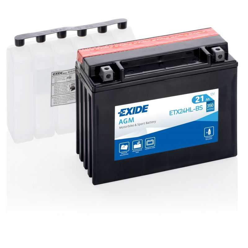 BATTERIE AGM ETX24HL-BS/YTX24HL-BS