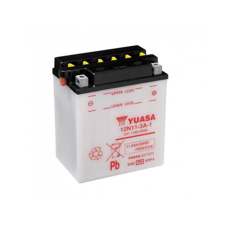 BATTERIE MOTO YUASA 12N11-3A-1