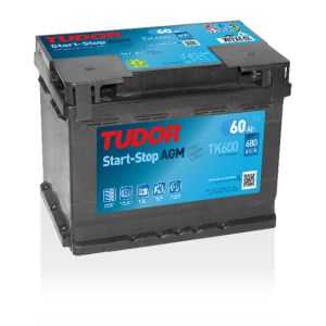 Batterie Start-Stop AGM TUDOR TK600 60Ah 680A