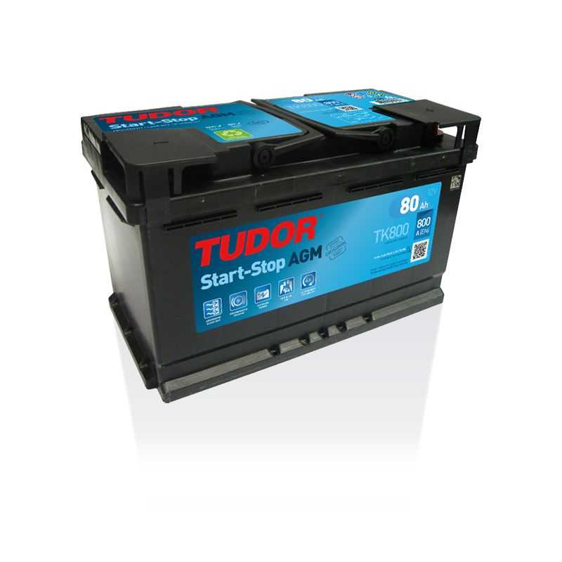 Batterie Start-Stop AGM TUDOR TK800 80Ah 800A