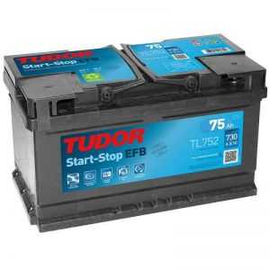 Batterie Start-Stop EFB TUDOR TL752 75Ah 730A