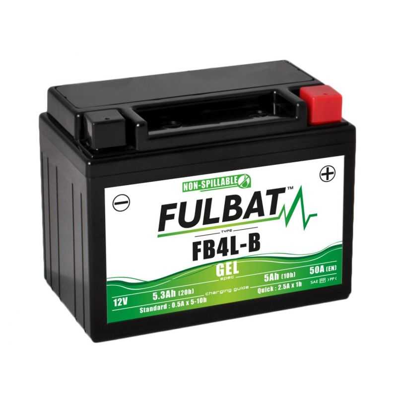 Batterie Moto FULBAT FB4L-B GEL / YB4L-B
