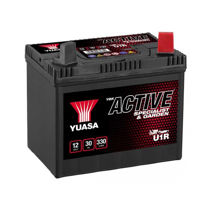 BATTERIE YUASA GARDEN U1-R9 + DROITE 30Ah 270A
