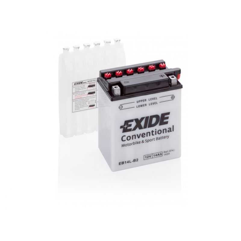BATTERIE EXIDE CONVENTIONAL 12V EB14L-B2/YB14L-B2