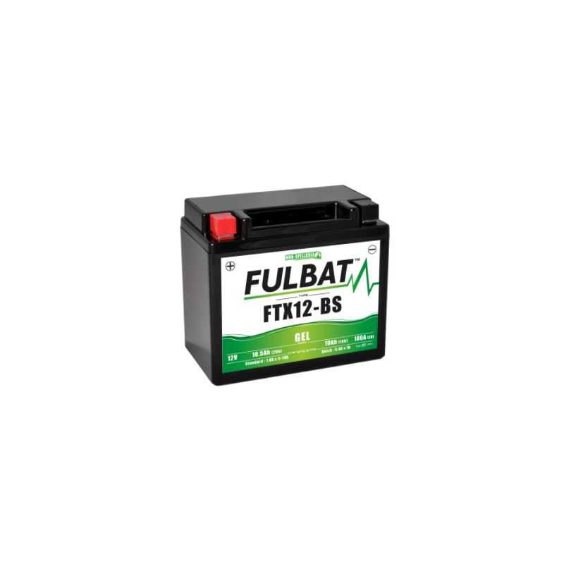 Batterie Moto FULBAT FTX12-BS GEL / YTX12-BS