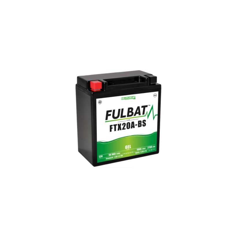 Batterie Moto FULBAT FTX20A-BS GEL / YTX20A-BS