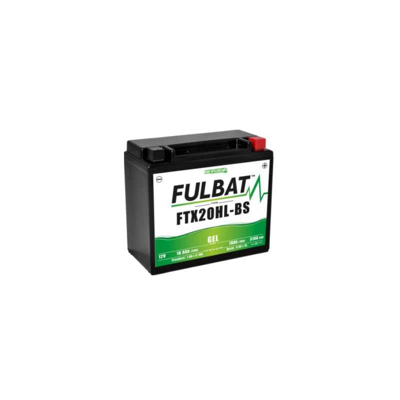 Batterie Moto FULBAT FTX20HL-BS GEL / YTX20HL-BS
