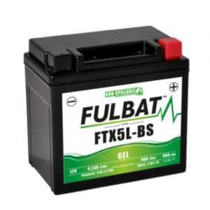 Batterie Moto FULBAT FTX5L-BS GEL / YTX5L-BS