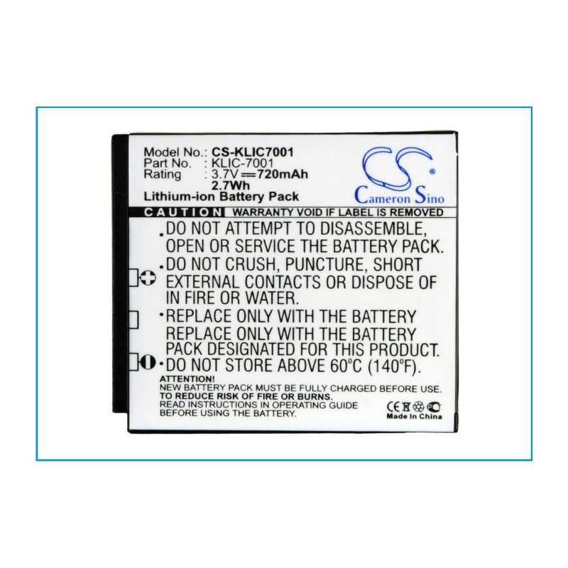 Batterie Kodak KLIC-7001