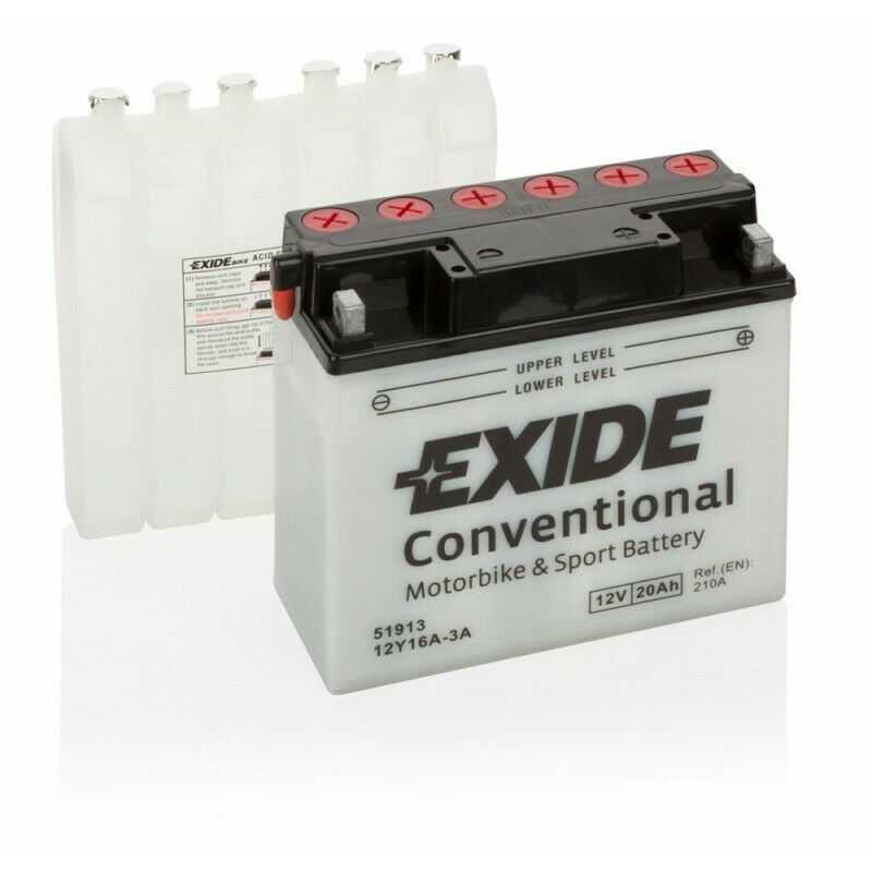BATTERIE EXIDE CONVENTIONAL 12V 12Y16A-3A