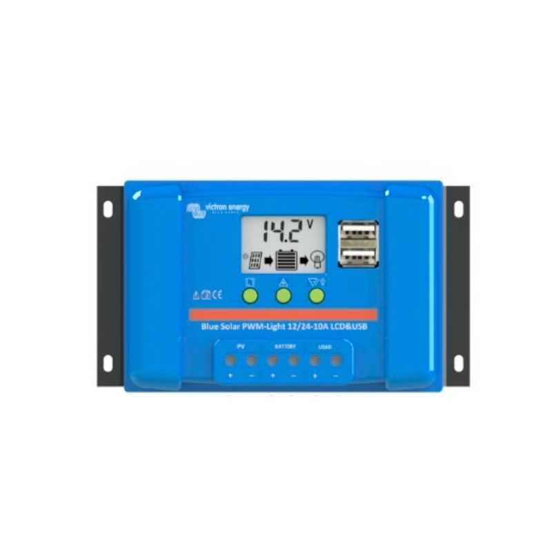 Régulateur Victron BlueSolar PWM-LCD&USB 12/24V-30A