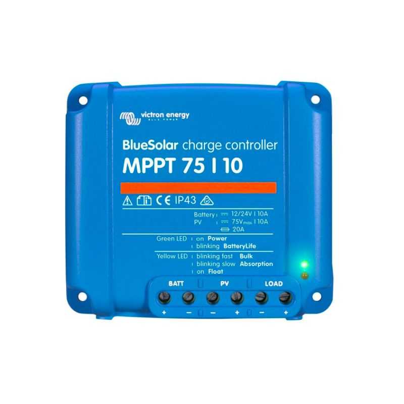 Régulateur Victron Bluesolar MPPT 75/10 Retail