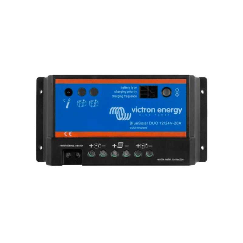 Régulateur Victron BlueSolar DUO 12/24V-20A