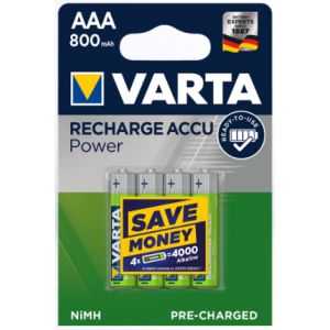 ACCU AAA / R03 - 800MAH PRE-CHARGES - BL4