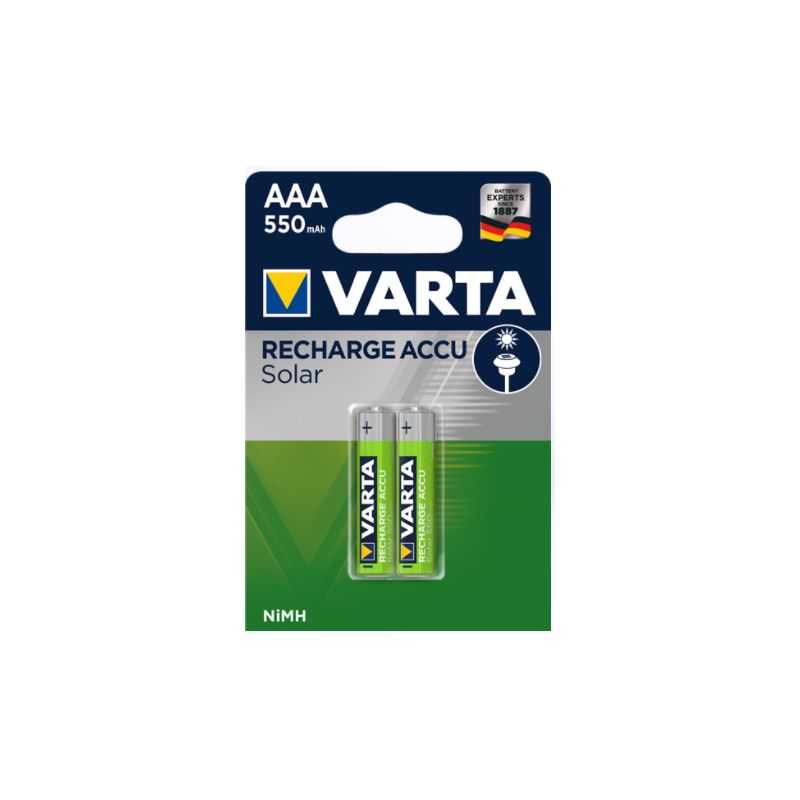 ACCU AAA / R03 - 550MAH POUR LAMPE SOLAIRE - BL2