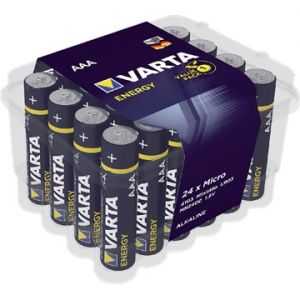 VARTA ENERGY PILE ALCALINE AAA/LR03 BOX DE 24
