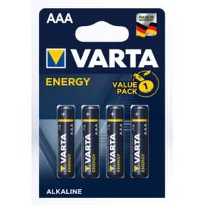 VARTA ENERGY PILE ALCALINE AAA/LR03 X4