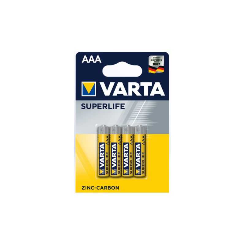 VARTA AAA/R03 X4 PILE SALINE 1.5V